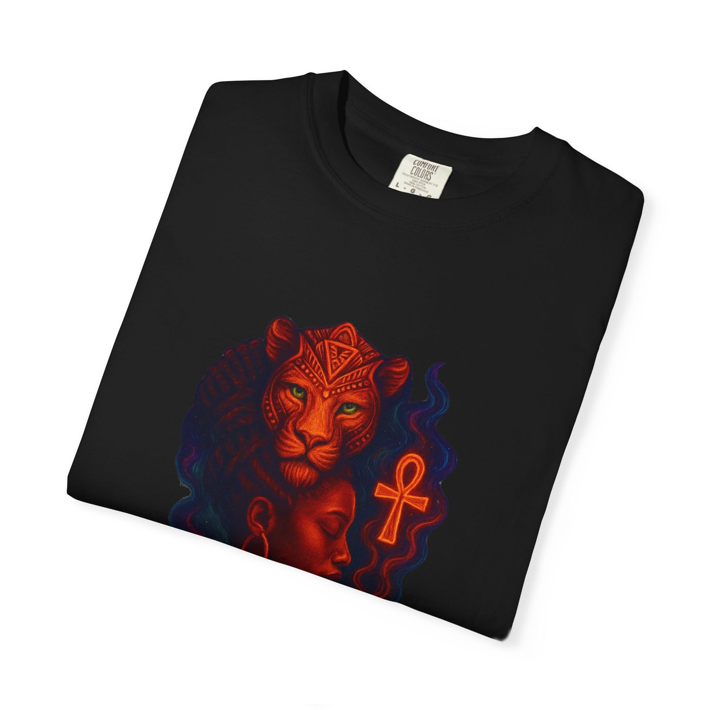 Sacred Sight Tee – Crowned with Ankh Energy T-Shirt – Vibrant Graphic Tee for Bold Souls