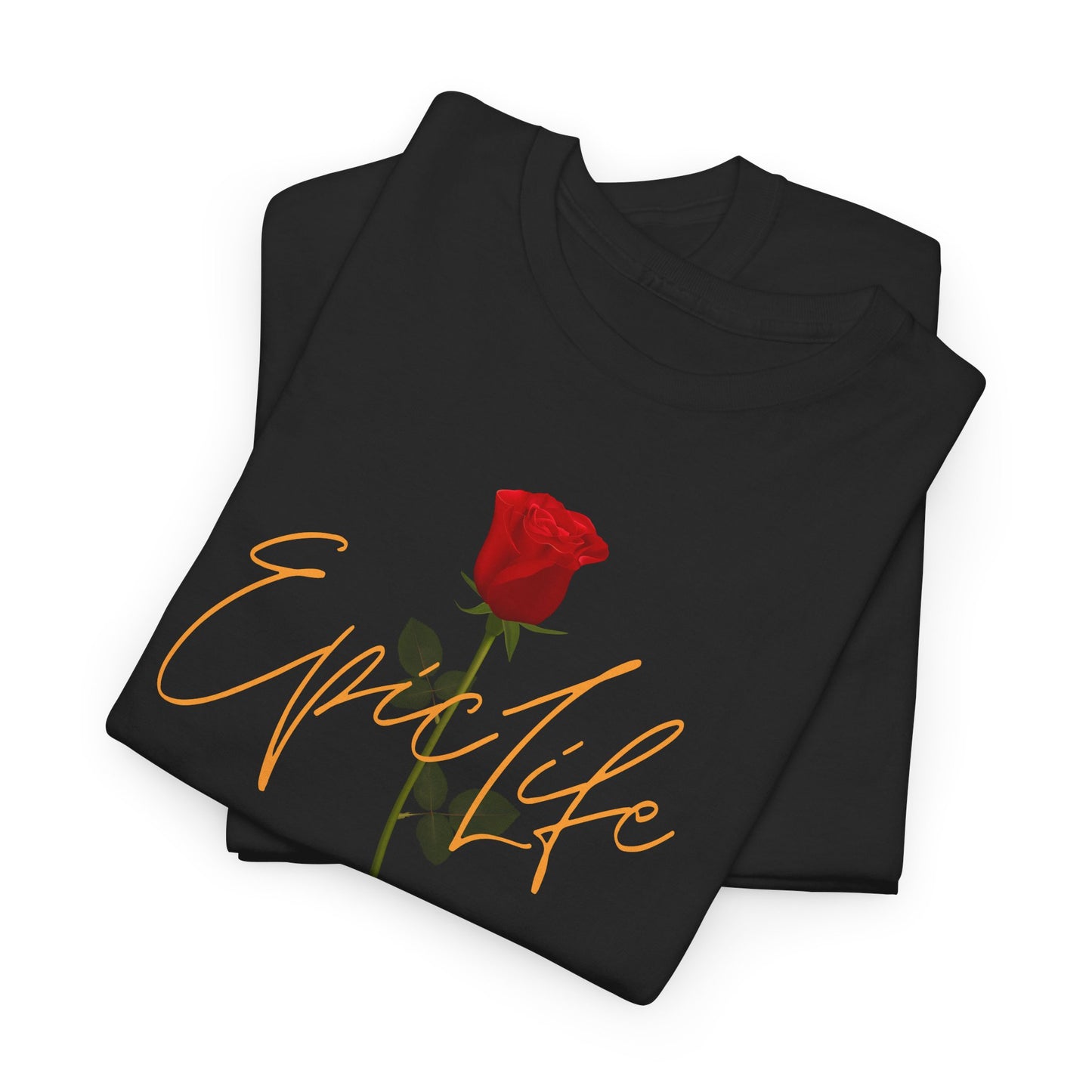 EpicLife Rose Orange Unisex Heavy Cotton Tee