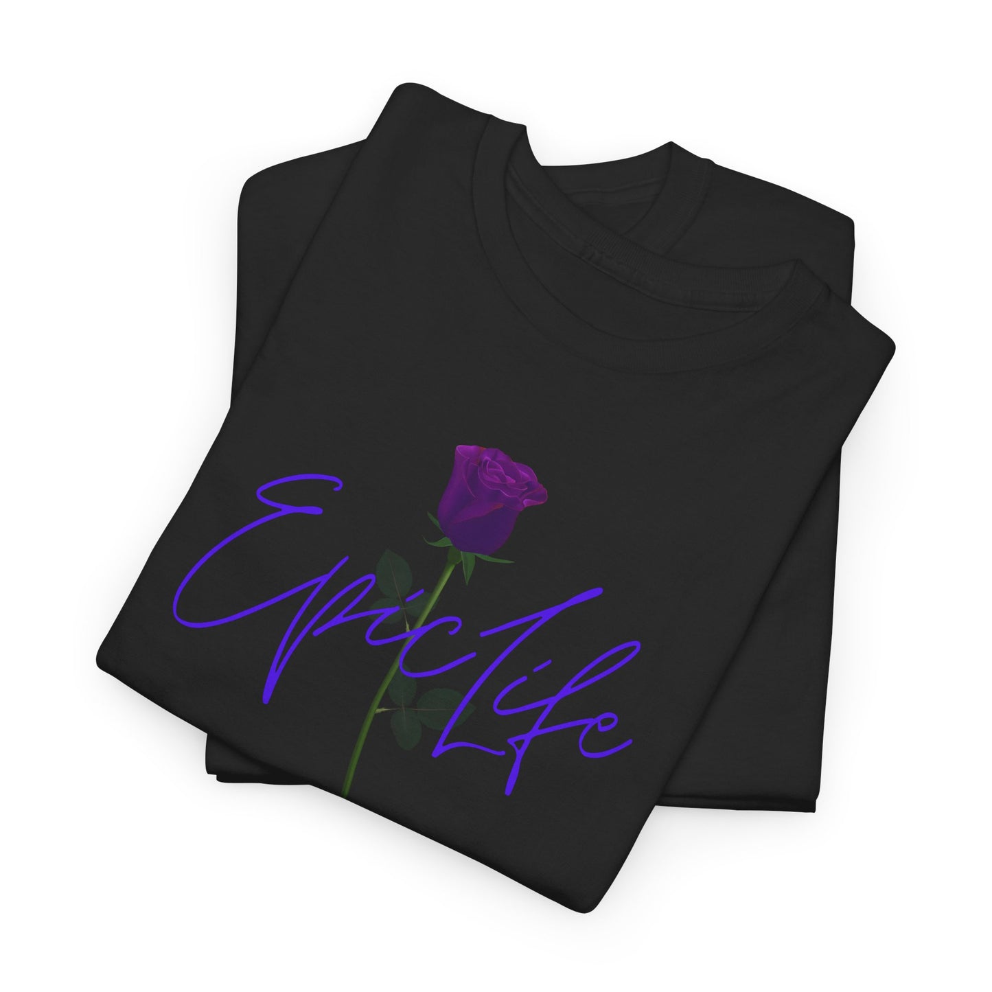 EpicLife Purple Rose Purple Unisex Heavy Cotton Tee