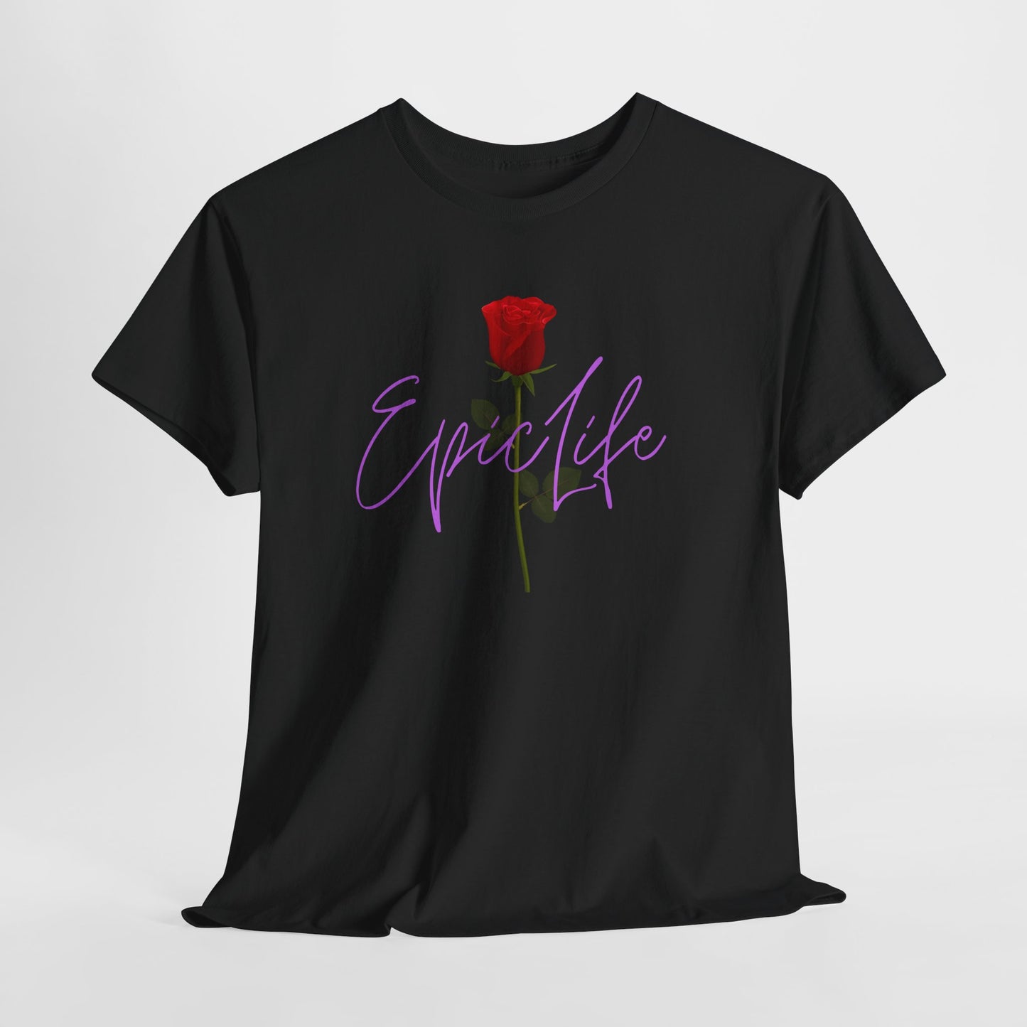 EpicLife Rose light Purple Unisex Heavy Cotton Tee