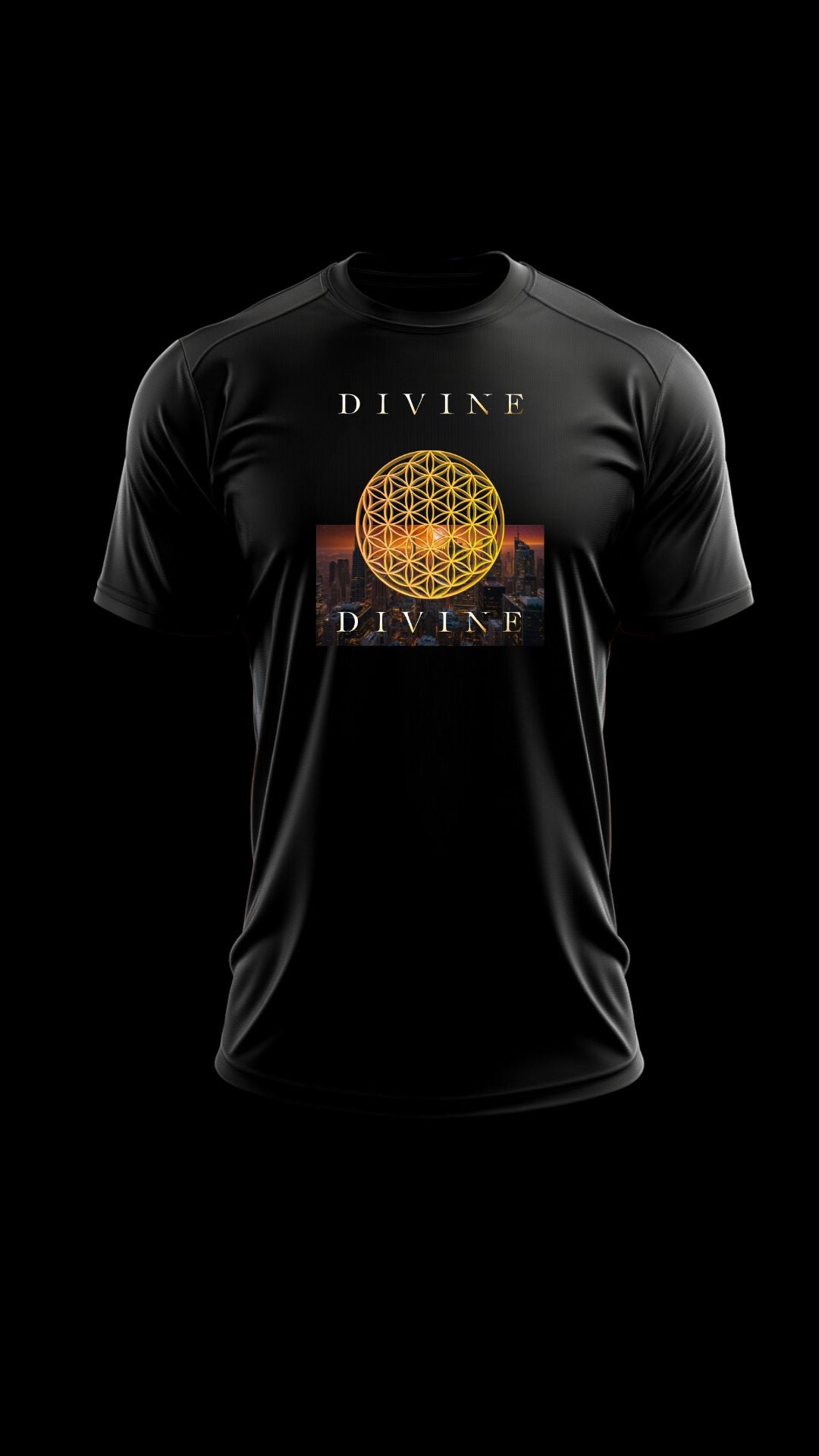 EpicLife Divine Flower of Life Unisex Heavy Cotton Tee