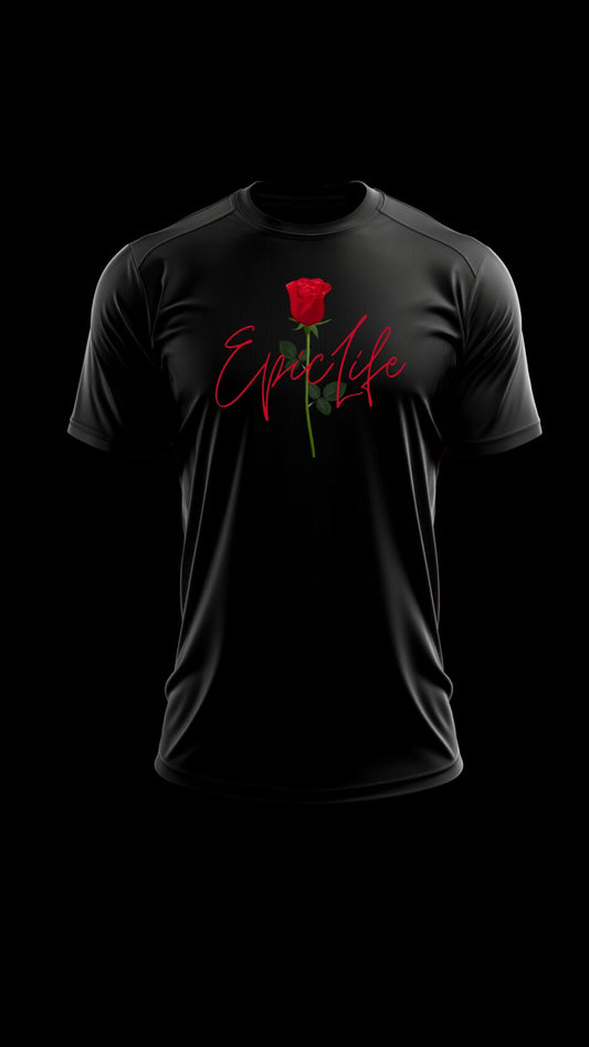 EpicLife Rose Red Unisex Heavy Cotton Tee