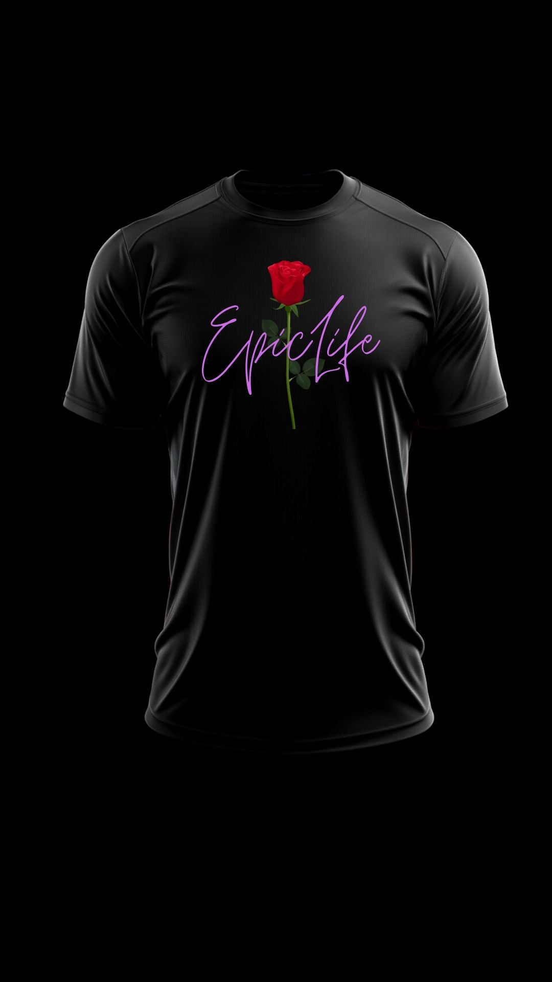 EpicLife Rose light Purple Unisex Heavy Cotton Tee