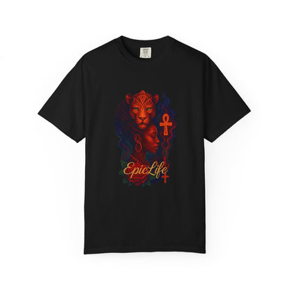 Sacred Sight Tee – Crowned with Ankh Energy T-Shirt – Vibrant Graphic Tee for Bold Souls