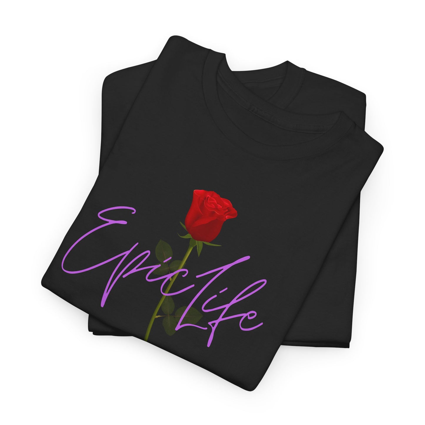 EpicLife Rose light Purple Unisex Heavy Cotton Tee