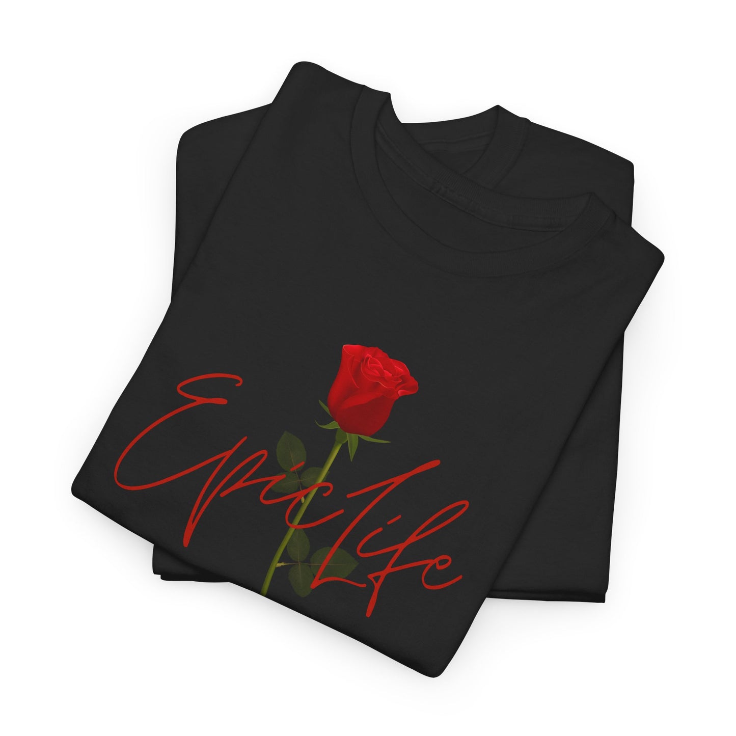 EpicLife Rose Red Unisex Heavy Cotton Tee