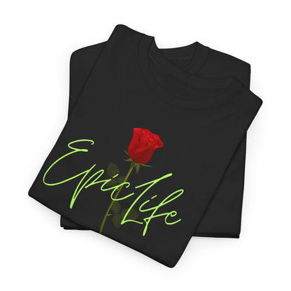 EpicLife Rose Lime Green Unisex Heavy Cotton Tee