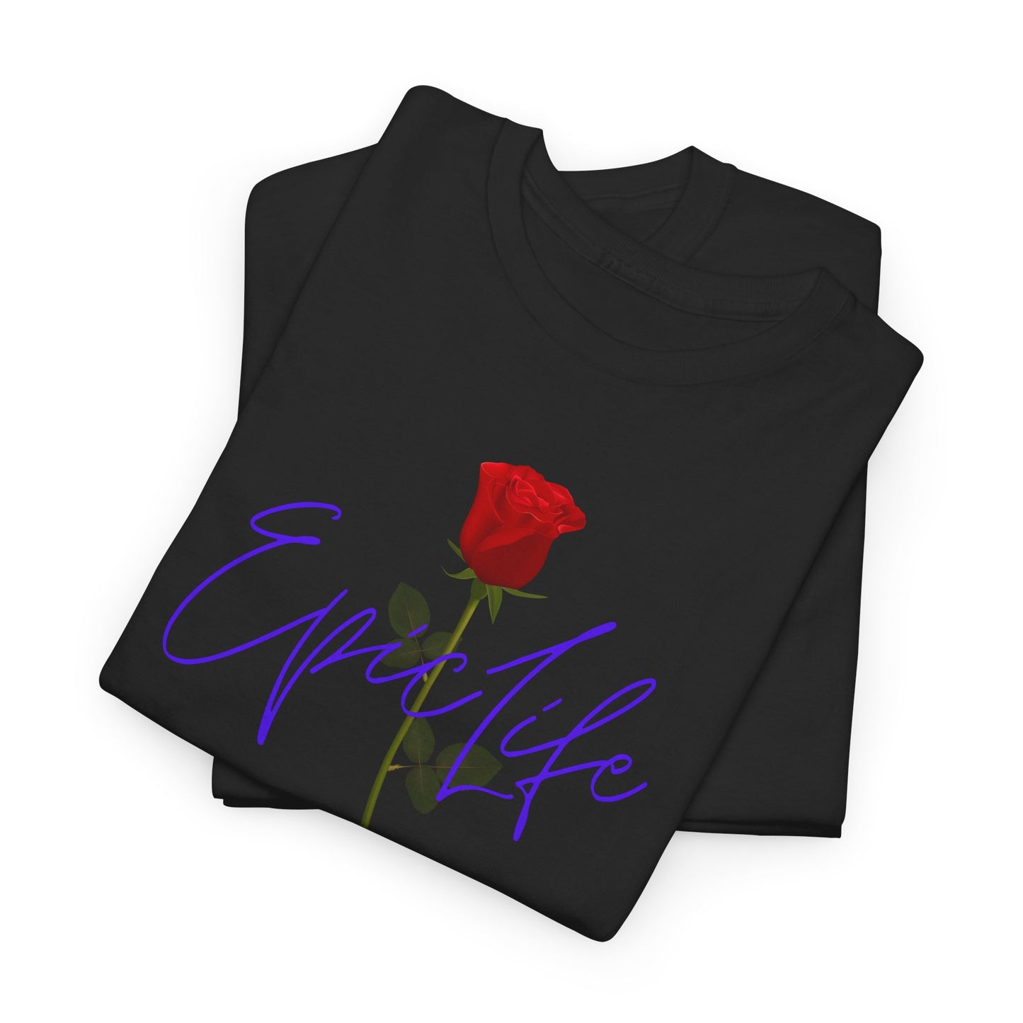 EpicLife Rose Blue Unisex Heavy Cotton Tee