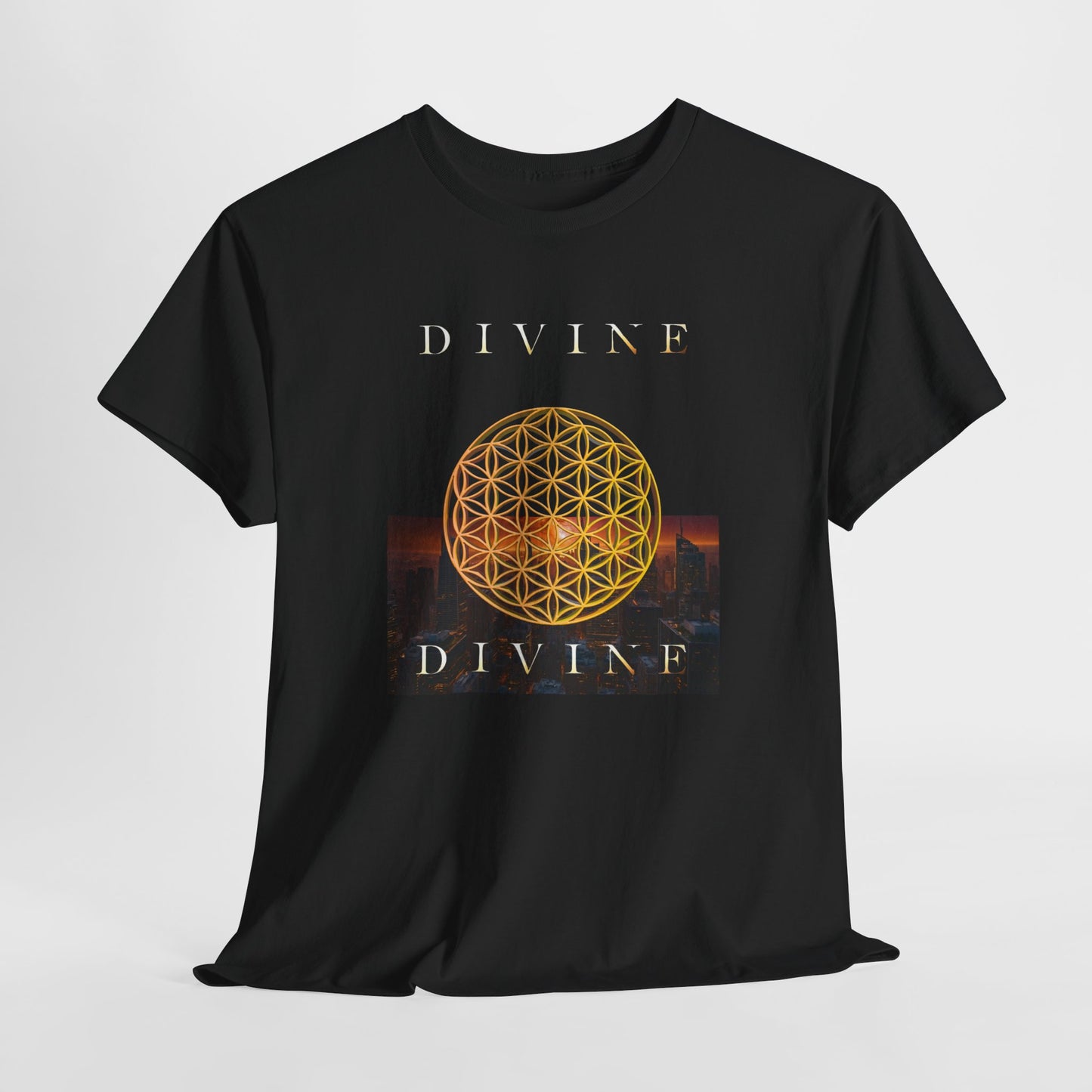 EpicLife Divine Flower of Life Unisex Heavy Cotton Tee